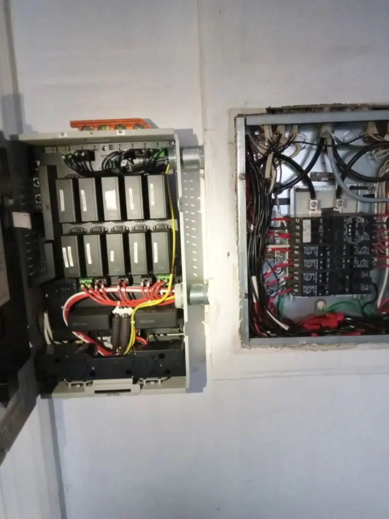Electrical panel upgrade completed for Security Camera Wiring in Torrance